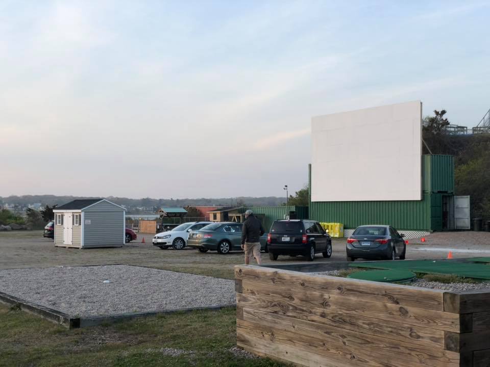 The Misquamicut Drivein Theatre located in Westerly, Rhode Island